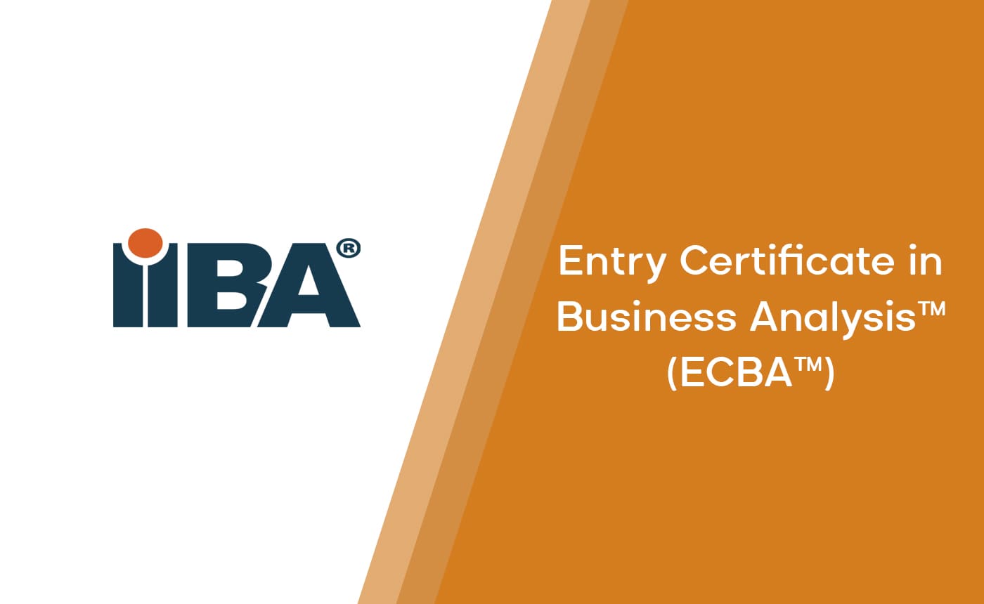 Entry Certificate in Business Analysis™ (ECBA™)