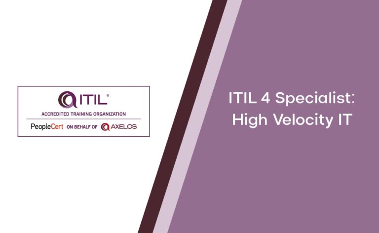 ITIL 4 Specialist: High Velocity IT